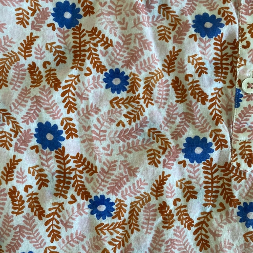 Talbots 100% cotton popover, M - Picture 2 of 5